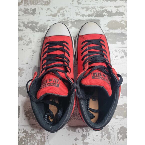 3622 Converse Chuck Taylor All Star Red Thick‎ Canvas Hi-Tops Men's 12 - Picture 7 of 8
